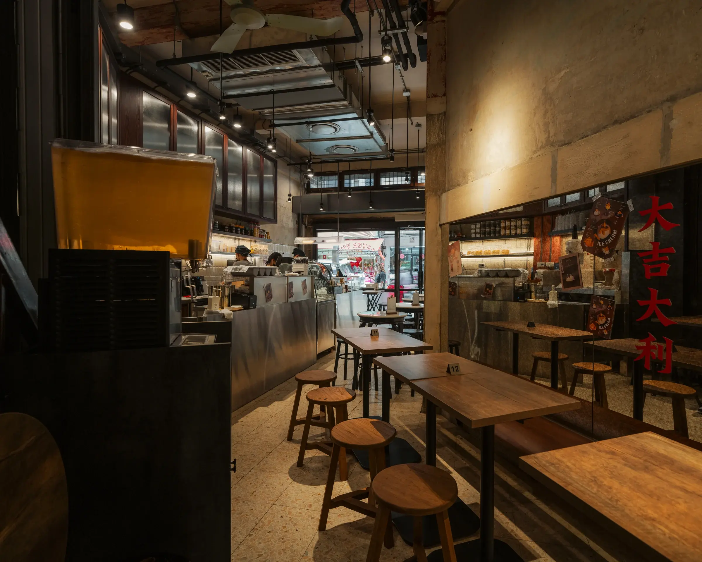 Dining room and service counter at After You Chinatown