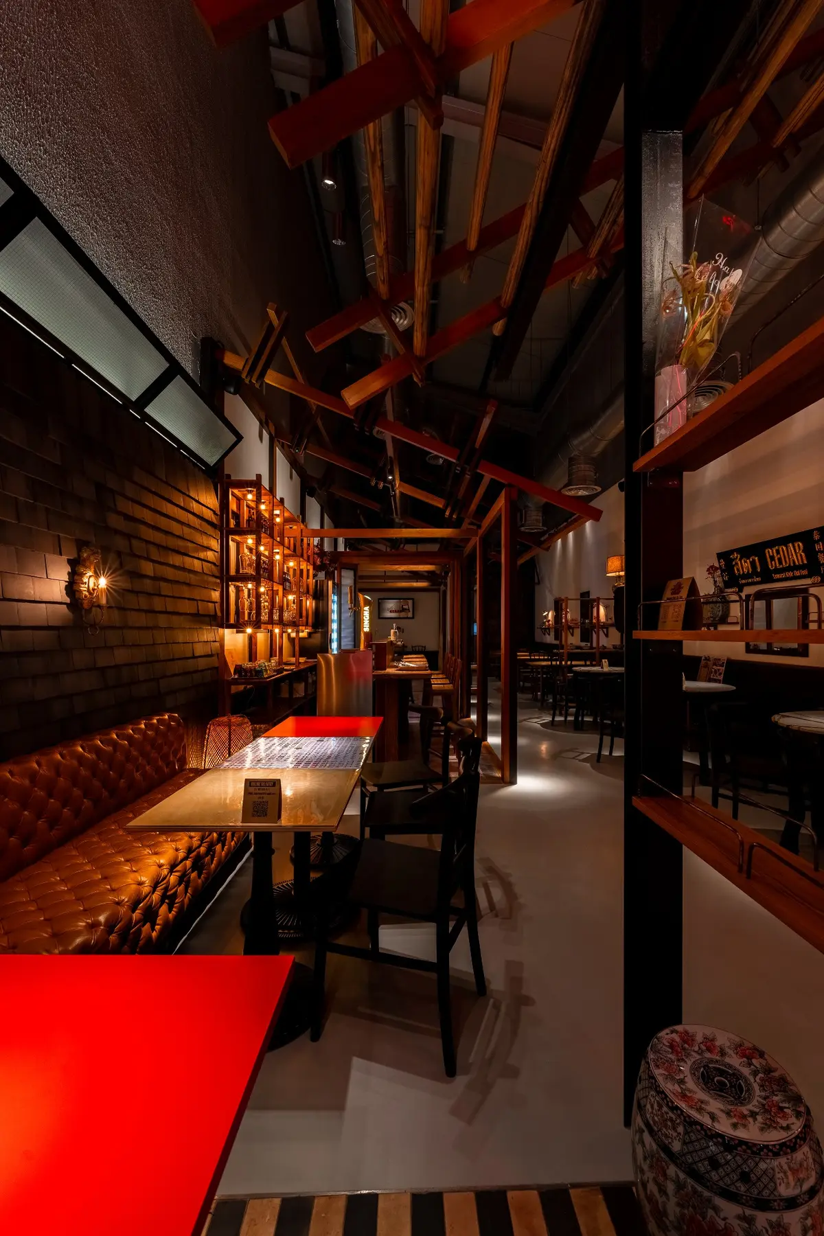 Cedar Thai Restaurant banquette seating