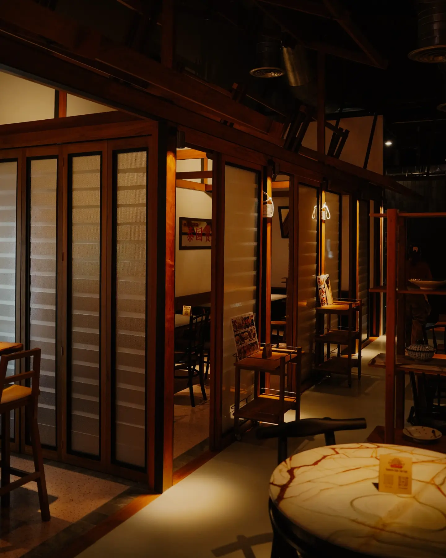 Cedar Thai Restaurant dining partition