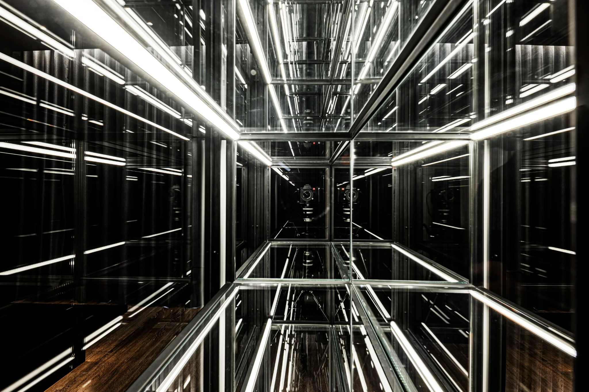 Indy's Scape illuminated glass display system