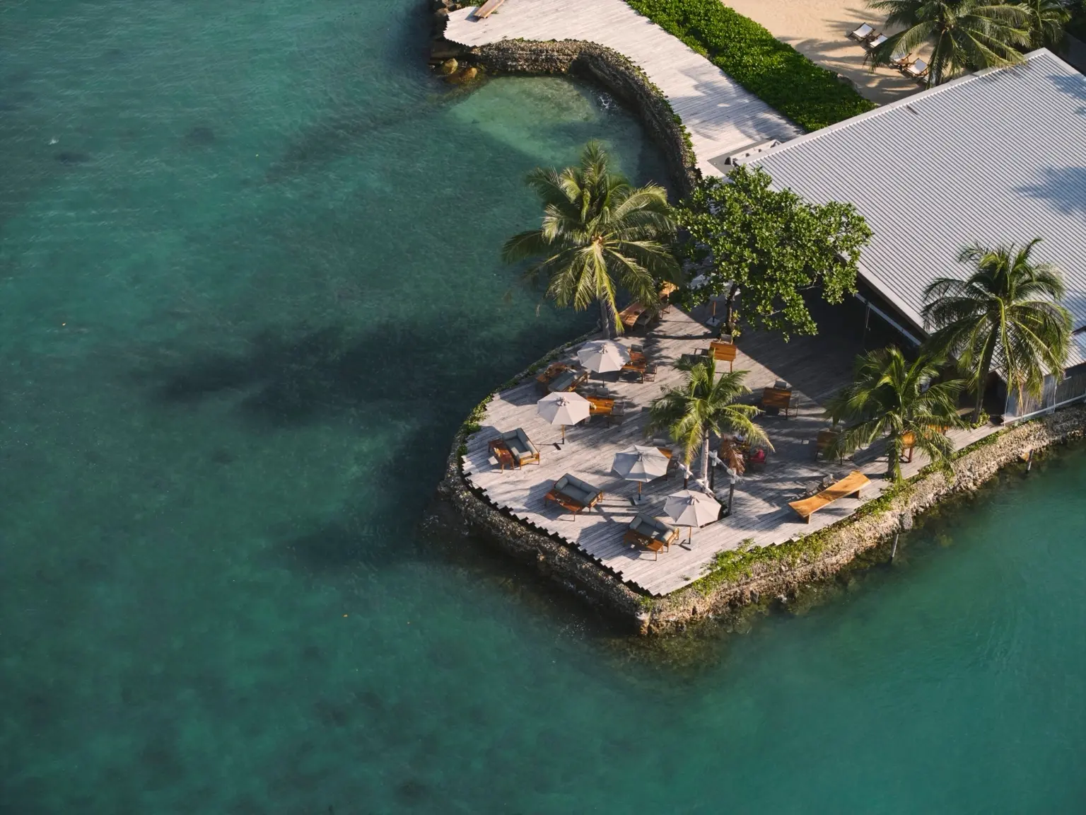 Aerial view of The Retreat Koh Chang waterfront — view 23