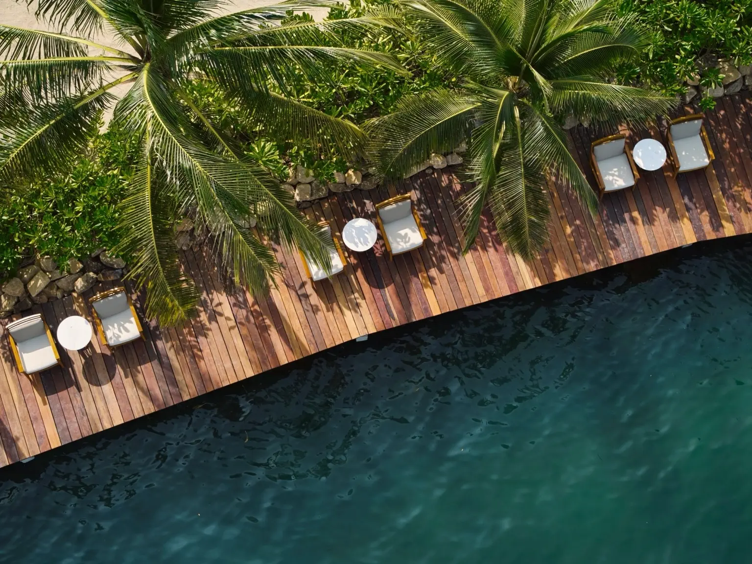 Pool edge and timber deck at The Retreat Koh Chang — view 25