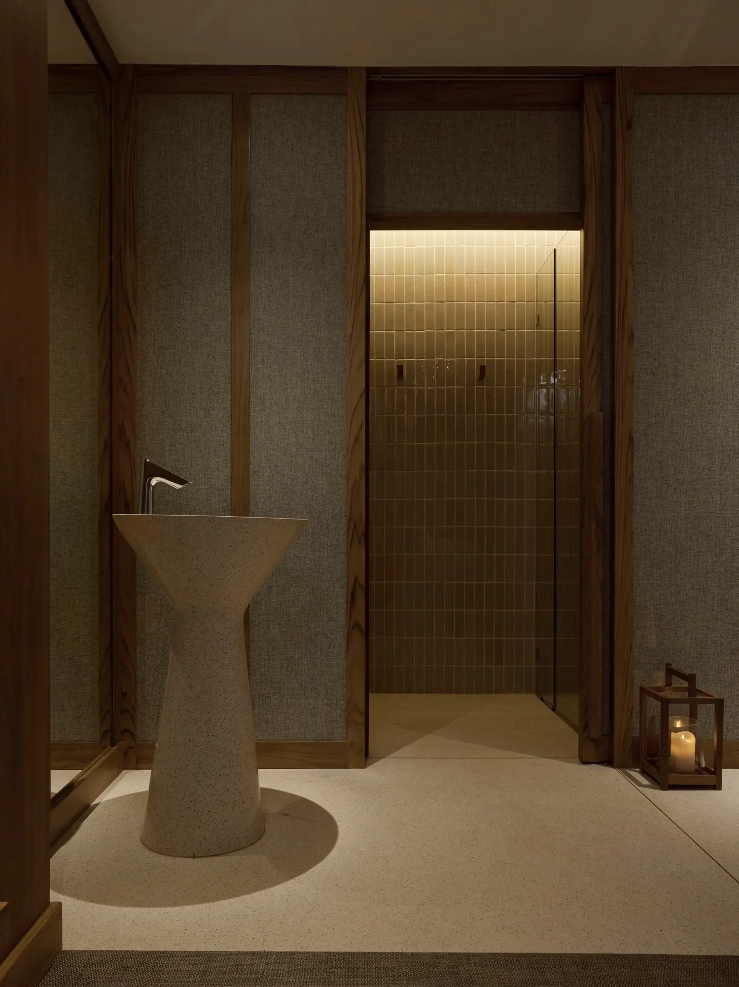 Private treatment room entrance at The Retreat Spa