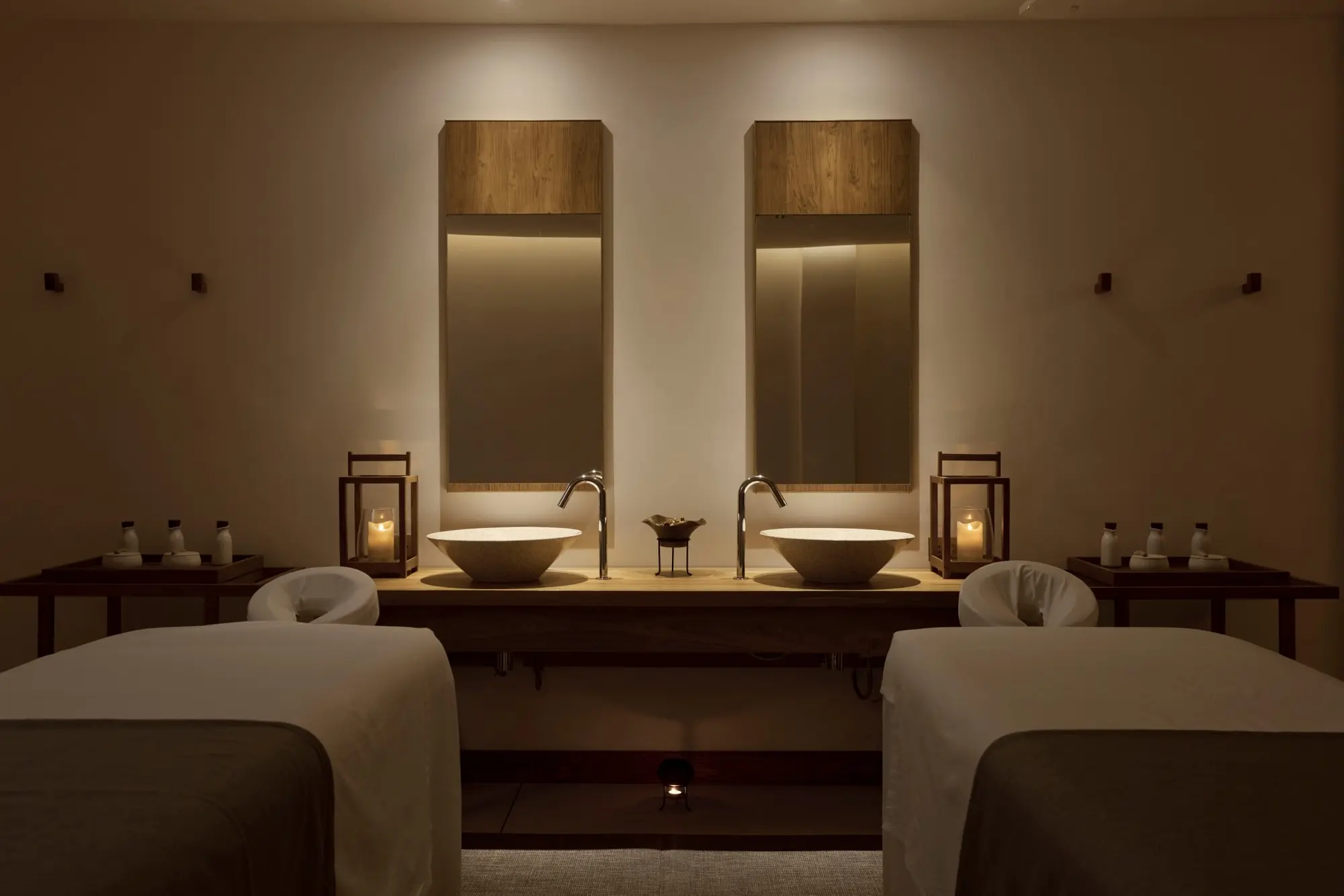 Double treatment room at The Retreat Spa